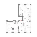 Планировка 5-комнатной квартиры, 122,1 м2