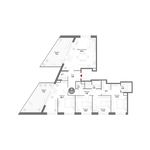 Планировка 5-комнатной квартиры, 138,5 м2