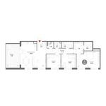 Планировка 4-комнатной квартиры, 122,2 м2