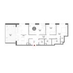 Планировка 4-комнатной квартиры, 105,7 м2