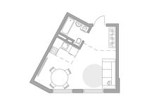 Планировка квартиры студии, 33,32 м2