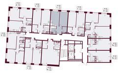 Планировка 1-комнатной квартиры, 52,2 м2