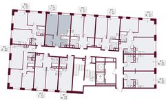 Планировка 1-комнатной квартиры, 54,5 м2