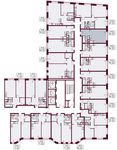 Планировка квартиры студии, 35,1 м2