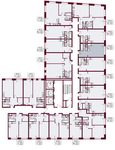 Планировка квартиры студии, 34,7 м2