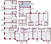 Планировка квартиры студии, 34,1 м2