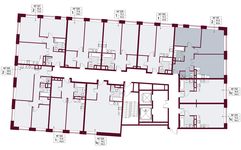 Планировка 2-комнатной квартиры, 81,6 м2