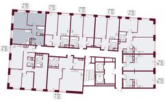 Планировка 2-комнатной квартиры, 71 м2