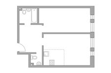 Планировка 2-комнатной квартиры, 49,3 м2