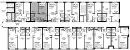 Планировка 2-комнатной квартиры, 41,76 м2