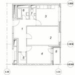 Планировка 2-комнатной квартиры, 58,5 м2