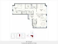 Планировка квартиры студии, 120,2 м2
