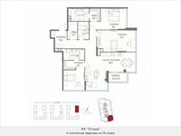 Планировка квартиры студии, 139,8 м2