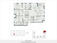 Планировка квартиры студии, 165,6 м2