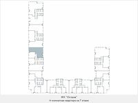 Планировка 4-комнатной квартиры, 119,3 м2