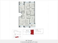Планировка 4-комнатной квартиры, 147,2 м2