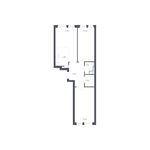 Планировка 3-комнатной квартиры, 58,7 м2