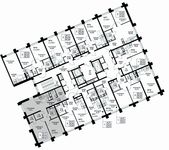 Планировка 3-комнатной квартиры, 68,41 м2