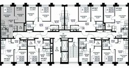 Планировка 2-комнатной квартиры, 40,67 м2