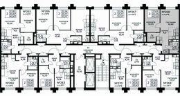 Планировка 2-комнатной квартиры, 40,05 м2