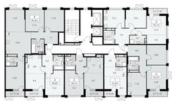 Планировка 2-комнатной квартиры, 50 м2