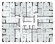 Планировка  2-комнатной квартиры, 40,5 м2