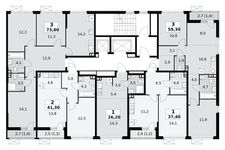 1-комнатная квартира, 26,2 м2, №878525, 
