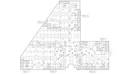 Планировка квартиры студии, 36,7 м2