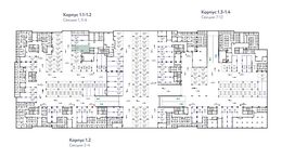 Планировка квартиры студии, 48,3 м2