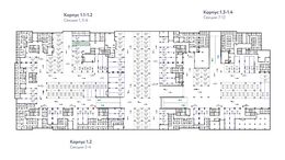 Планировка квартиры студии, 36,5 м2