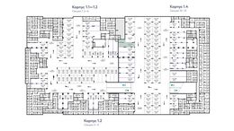 Планировка квартиры студии, 41 м2