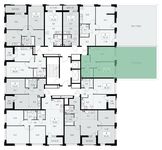 Планировка  1-комнатной квартиры, 51 м2