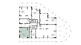 Планировка квартиры студии, 60,6 м2