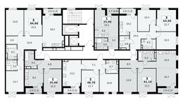 Планировка 1-комнатной квартиры, 25,9 м2