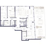Планировка 4-комнатной квартиры, 162,6 м2