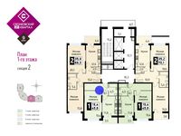 Планировка 1-комнатной квартиры, 45,9 м2