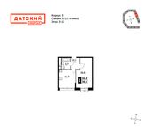 Планировка 1-комнатной квартиры, 36,1 м2
