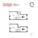 Планировка 2-комнатной квартиры, 88,3 м2