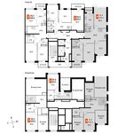 Планировка 4-комнатной квартиры, 125 м2