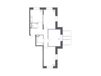 Планировка 3-комнатной квартиры, 72 м2