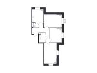 Планировка 3-комнатной квартиры, 73,1 м2
