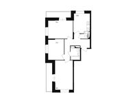 Планировка 3-комнатной квартиры, 76,5 м2