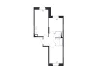 Планировка 2-комнатной квартиры, 53,1 м2