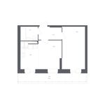 Планировка 2-комнатной квартиры, 55 м2