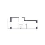 Планировка 4-комнатной квартиры, 87,31 м2