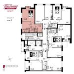 Планировка 1-комнатной квартиры, 40,8 м2