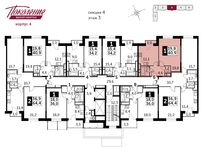Планировка 1-комнатной квартиры, 40,9 м2