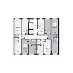 Планировка 1-комнатной квартиры, 34 м2