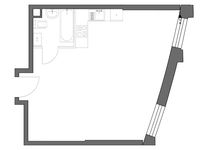 Планировка 1-комнатной квартиры, 42,26 м2