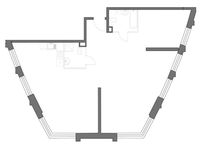 Планировка 3-комнатной квартиры, 110,88 м2